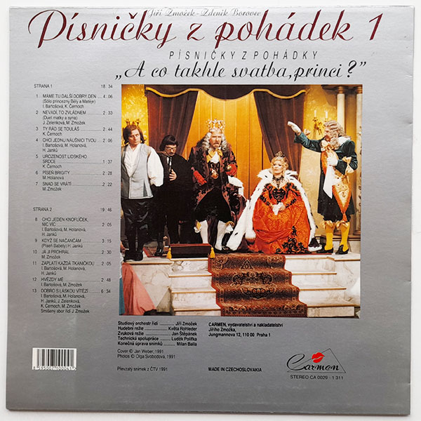 Jiří Zmožek - Zdeněk Borovec - Písničky z pohádky - A co takhle svatba, princi? - Obrázek 2