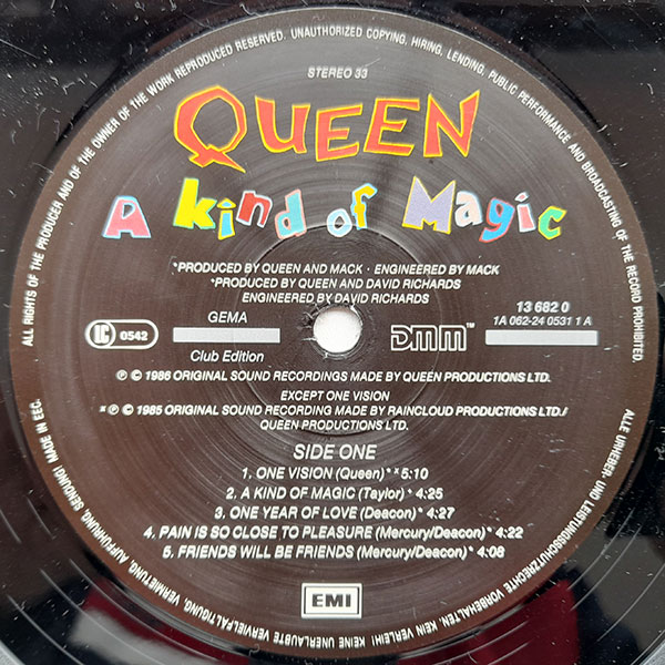 Queen - A Kind Of Magic - Obrázek 5