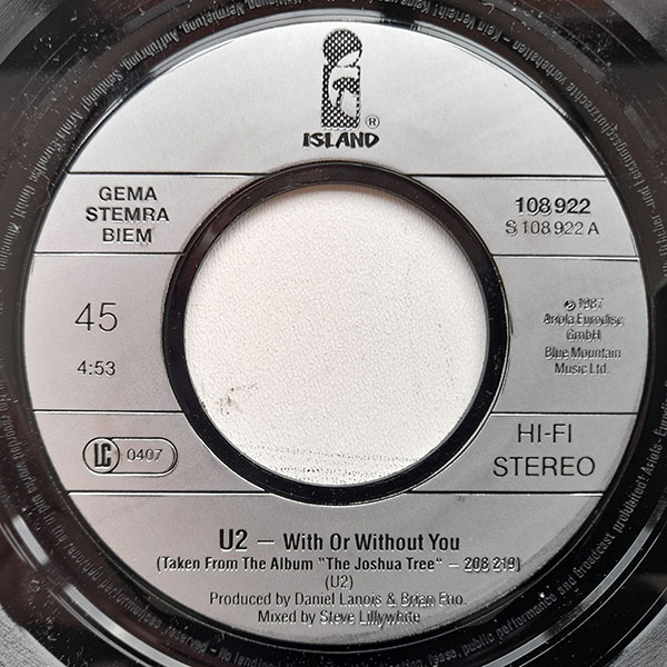 U2 - With Or Without You - Obrázek 4