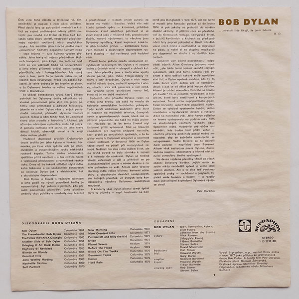 Bob Dylan - Hard Rain - Obrázek 4