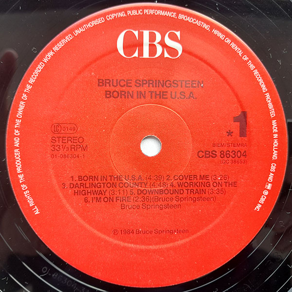 Bruce Springsteen - Born In The U.S.A. - Obrázek 5