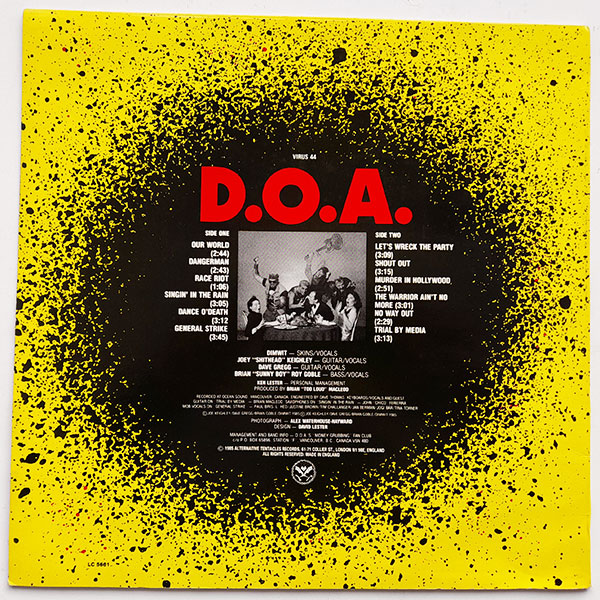 D.O.A. - Let's Wreck The Party - Obrázek 2