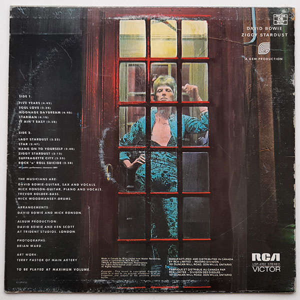 David Bowie - The Rise And Fall Of Ziggy Stardust And The Spiders From Mars - Obrázek 2