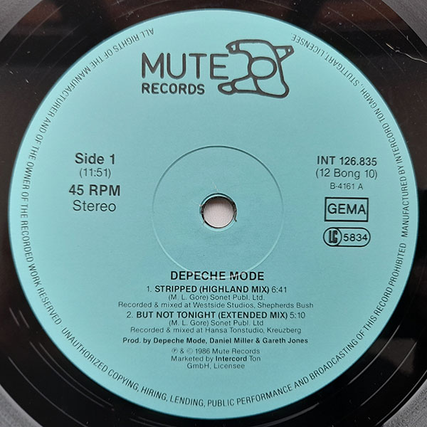 Depeche Mode - Stripped (Highland Mix) - Obrázek 3