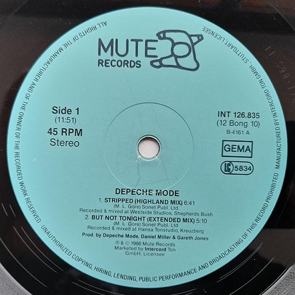 Depeche Mode - Stripped (Highland Mix) - Obrázek 3