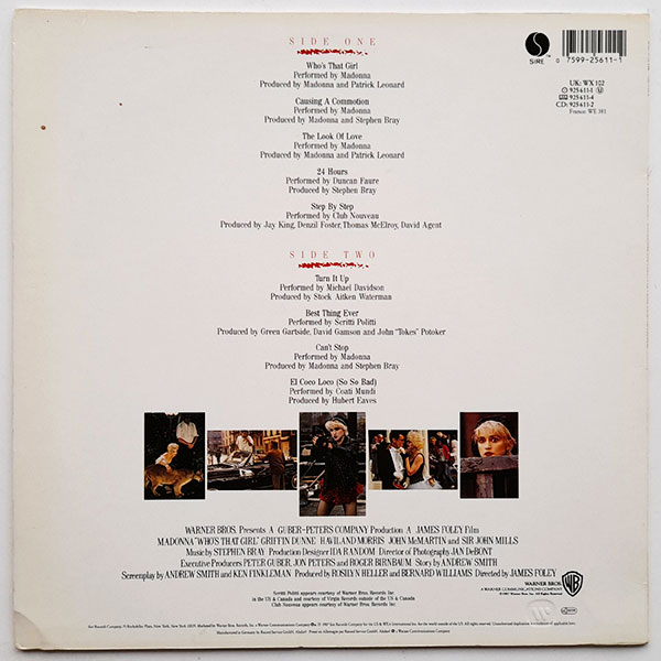 Madonna - Who's That Girl (Original Motion Picture Soundtrack) - Obrázek 2