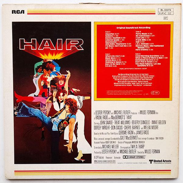 Galt MacDermot - Hair (Original Soundtrack Recording) - Obrázek 2