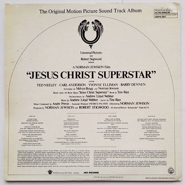 Various - Jesus Christ Superstar (The Original Motion Picture Sound Track Album) - Obrázek 2