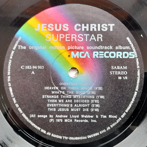 Various - Jesus Christ Superstar (The Original Motion Picture Sound Track Album) - Obrázek 4