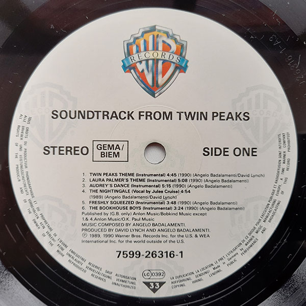 Angelo Badalamenti - Music From Twin Peaks - Obrázek 3