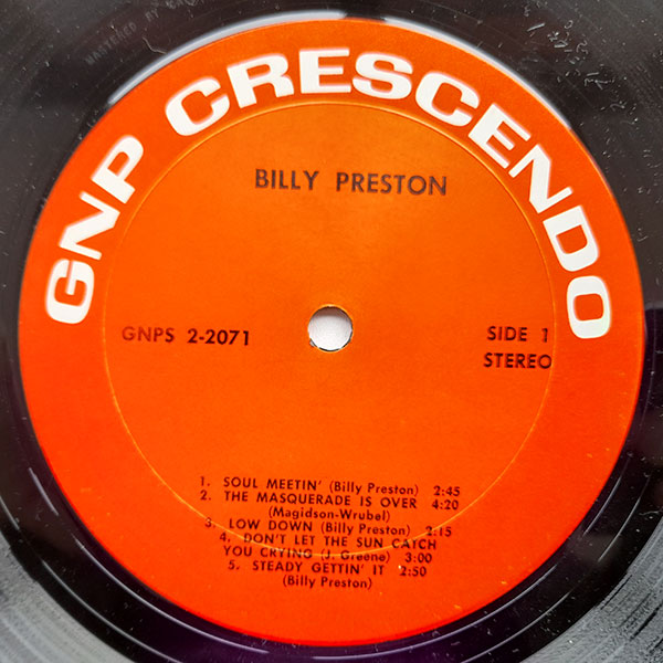 Billy Preston - The Original Billy Preston / Soul'd Out - Obrázek 4
