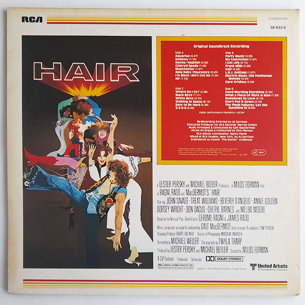 Galt MacDermot - Hair (Original Soundtrack Recording) - Obrázek 2
