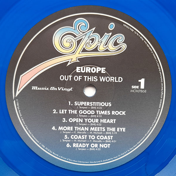 Europe - Out Of This World - Obrázek 5