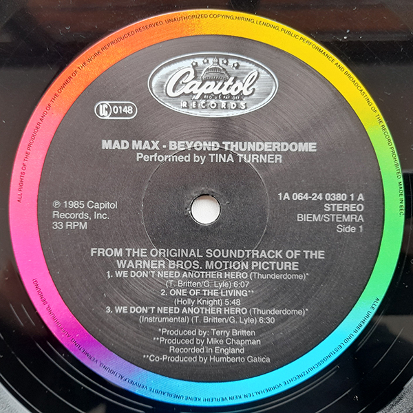 Various - Mad Max - Beyond Thunderdome - Original Motion Picture Soundtrack - Obrázek 4