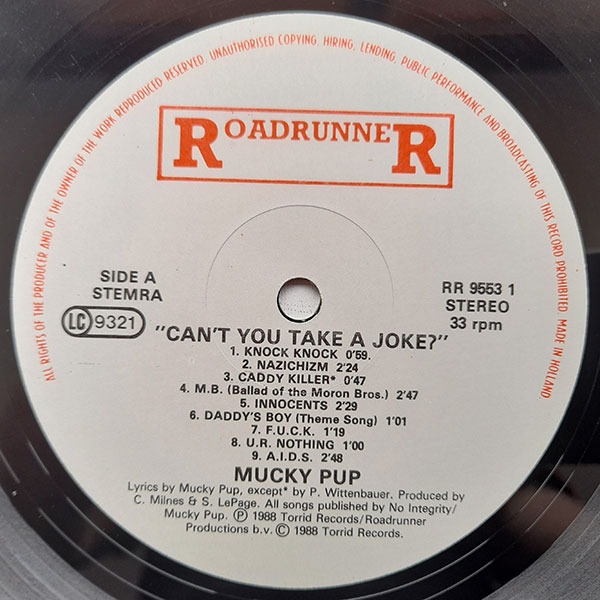 Mucky Pup - Can't You Take A Joke? - Obrázek 3