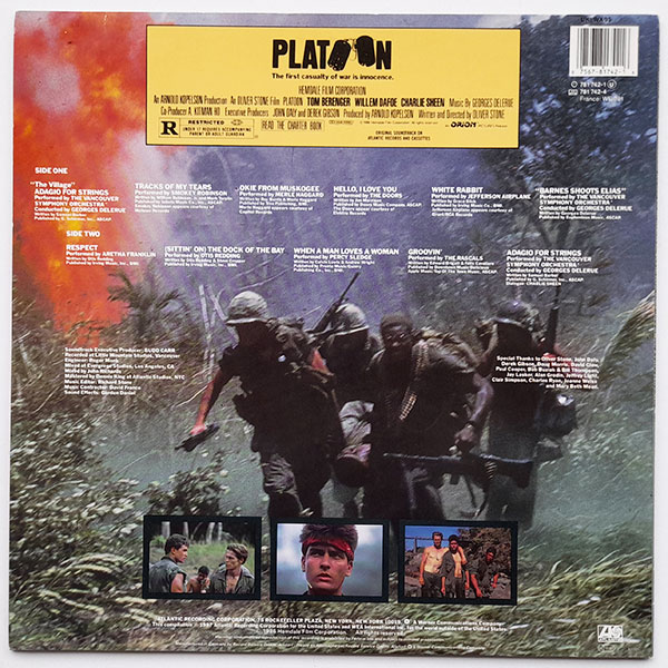Various - Platoon (Original Motion Picture Soundtrack And Songs From The Era) - Obrázek 2