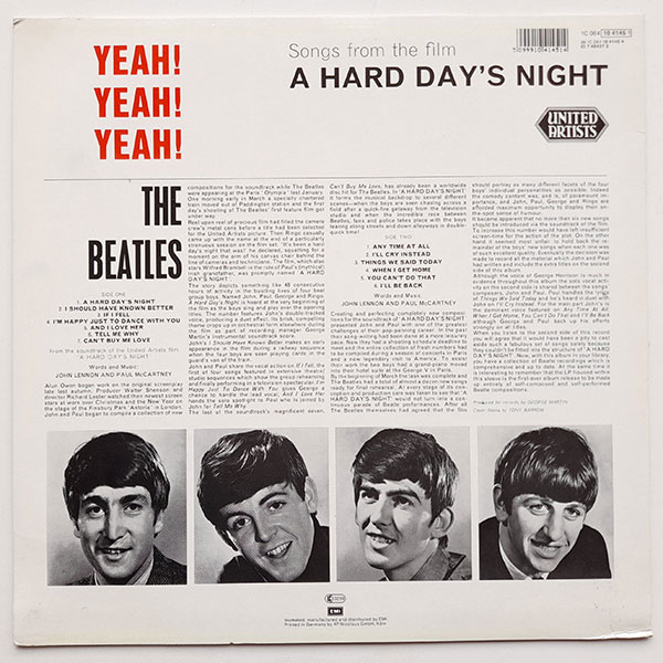 The Beatles - Yeah! Yeah! Yeah! A Hard Day's Night - Obrázek 2