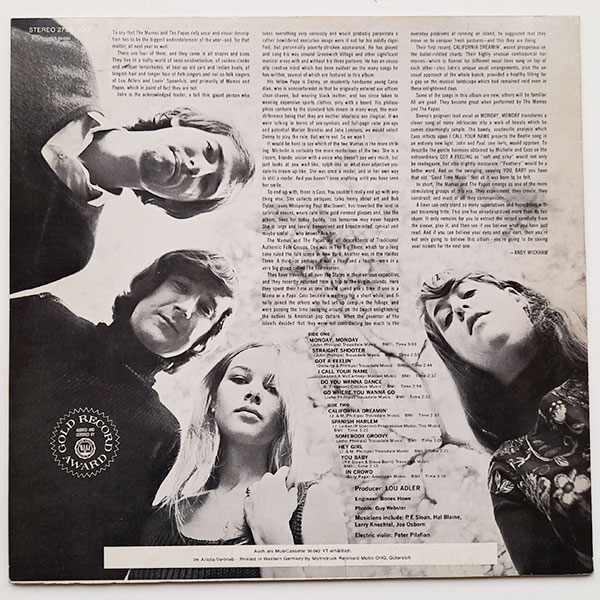 The Mama's And The Papa's - If You Can Believe Your Eyes And Ears - Obrázek 2