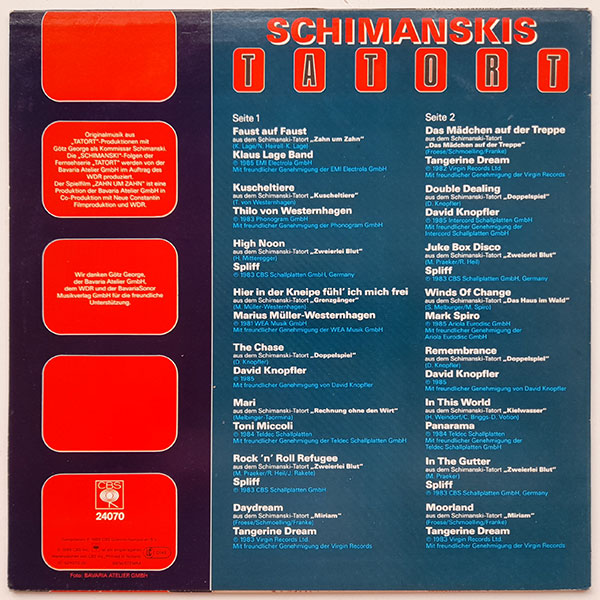 Various - Schimanskis Tatort Hits - Obrázek 2