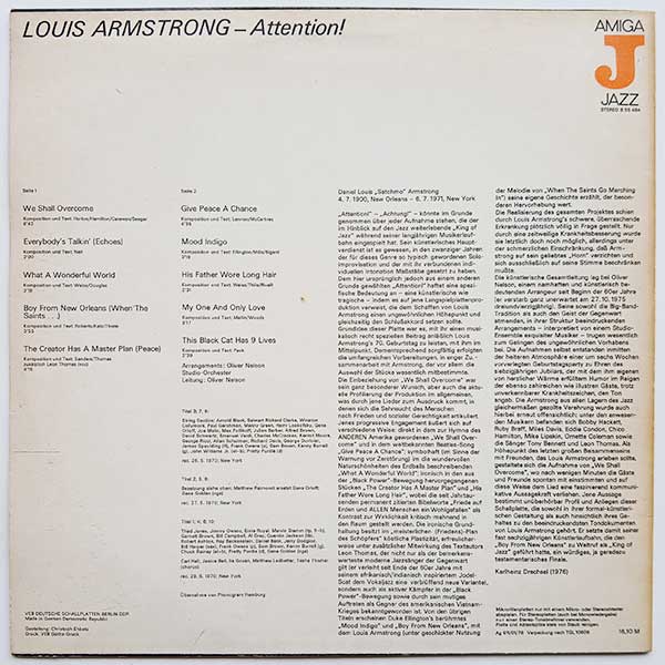 Louis Armstrong - Attention! - Obrázek 2