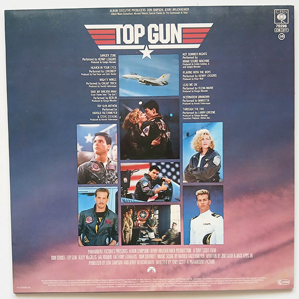 Various - Top Gun (Original Motion Picture Soundtrack) - Obrázek 2