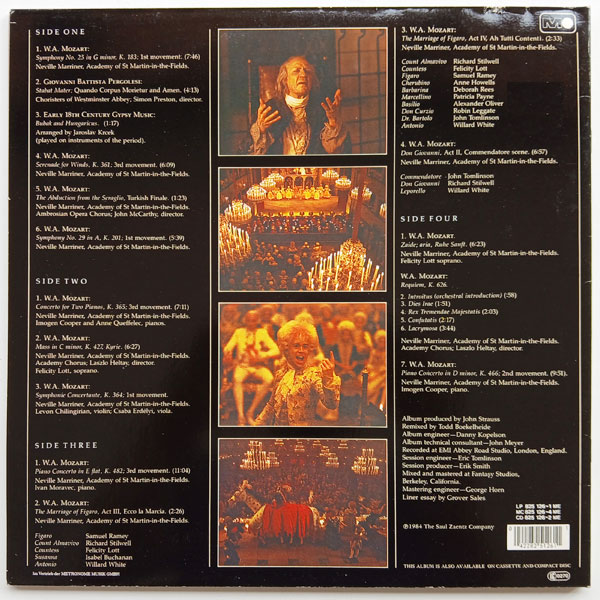 Academy Of St. Martin-in-the-Fields, Neville Marriner - Amadeus (Original Soundtrack Recording) - Obrázek 2