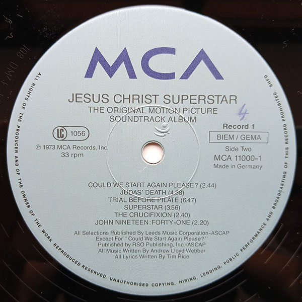 Various - Jesus Christ Superstar (The Original Motion Picture Sound Track Album) - Obrázek 4
