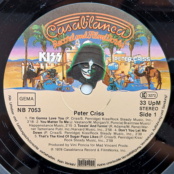 KISS - Peter Criss - Obrázek 5