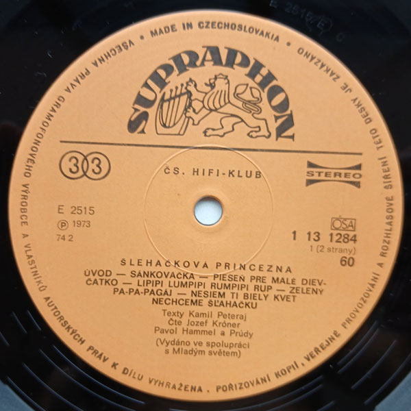 Pavol Hammel & Prúdy - Šlehačková princezna - Obrázek 3
