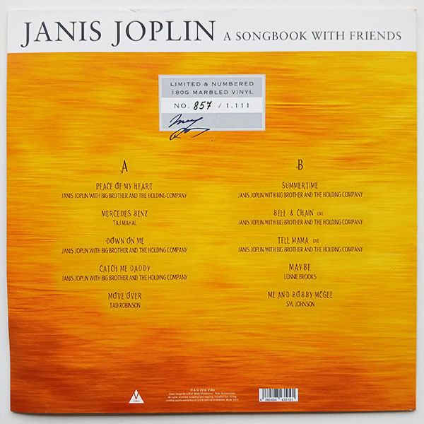 Janis Joplin - A Songbook With Friends - Obrázek 2