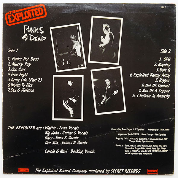The Exploited - Punks Not Dead - Obrázek 2
