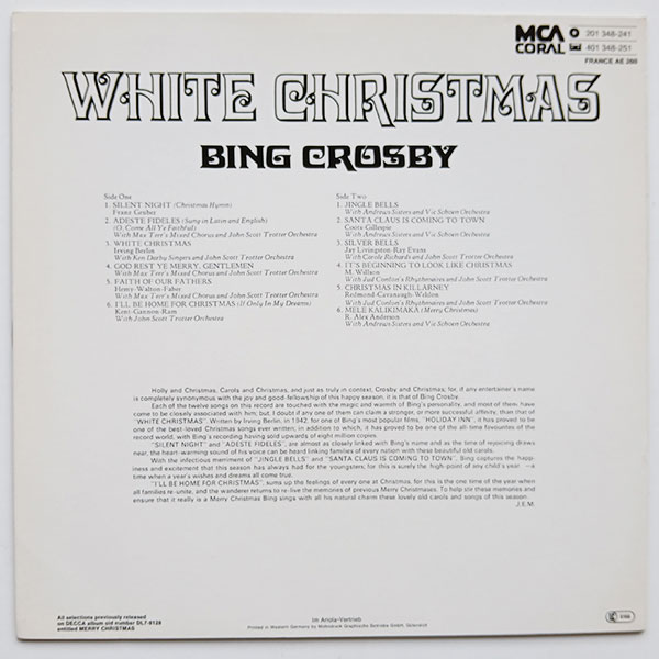 Bing Crosby - Merry Christmas - Obrázek 2