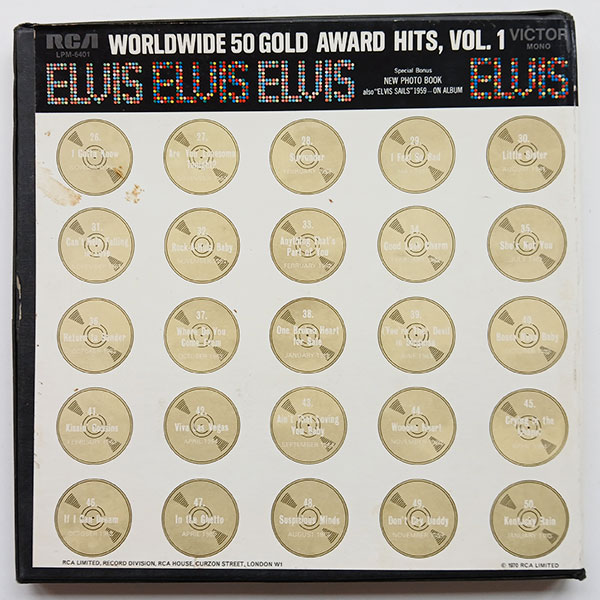Elvis - Worldwide 50 Gold Award Hits, Vol. 1 - Obrázek 2