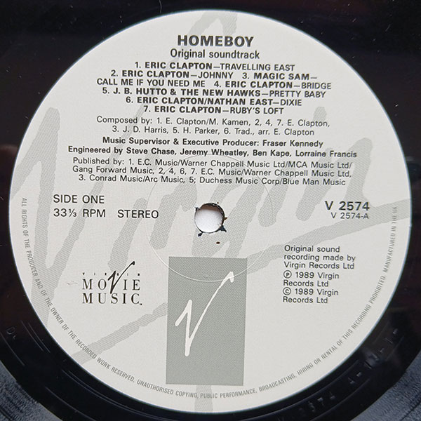Various - Homeboy - The Original Soundtrack - Obrázek 3