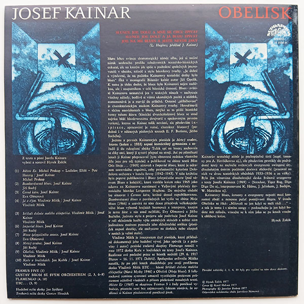 Josef Kainar - Obelisk - Obrázek 2