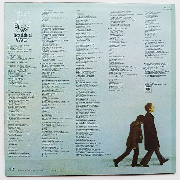 Simon And Garfunkel - Bridge Over Troubled Water - Obrázek 2