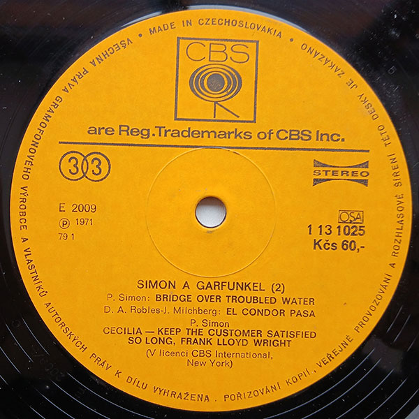 Simon And Garfunkel - Bridge Over Troubled Water - Obrázek 3