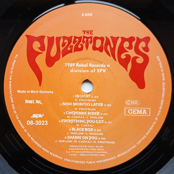 The Fuzztones - In Heat - Obrázek 5