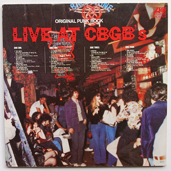 Various - Original Punk Rock - Live From The CBGB's Club, New York - The Home Of Punk Rock - Obrázek 2
