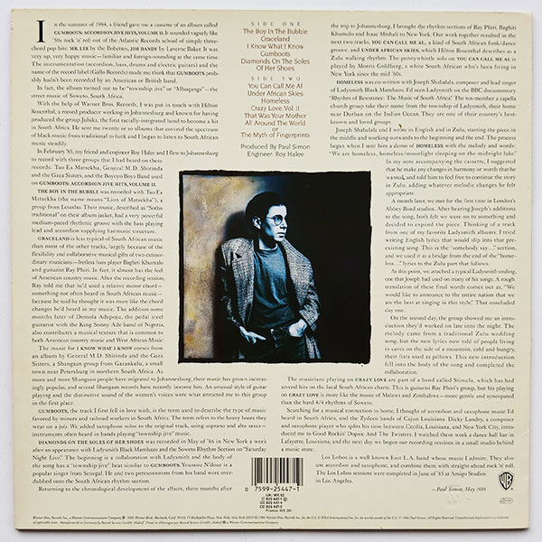 Paul Simon - Graceland - Obrázek 2