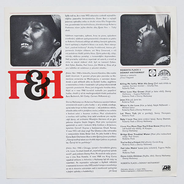 Roberta Flack a Donny Hathaway - Roberta Flack a Donny Hathaway - Obrázek 3