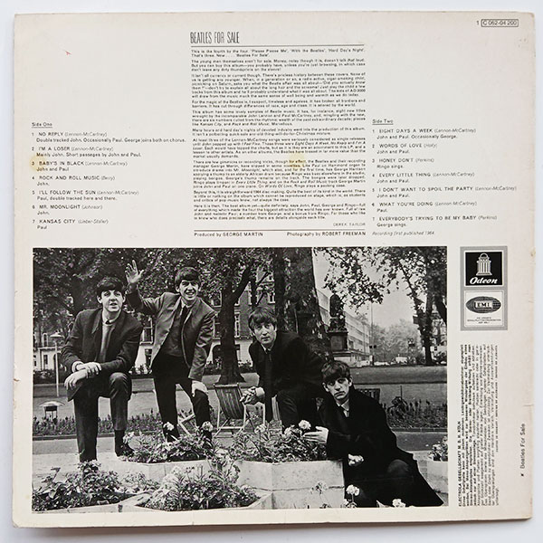 The Beatles - Beatles For Sale - Obrázek 2