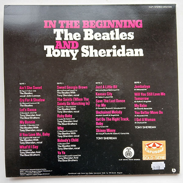 The Beatles and Tony Sheridan - In The Beginning - Obrázek 2