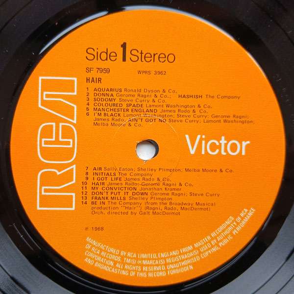Various - Hair - The American Tribal Love-Rock Musical - The Original Broadway Cast Recording - Obrázek 3