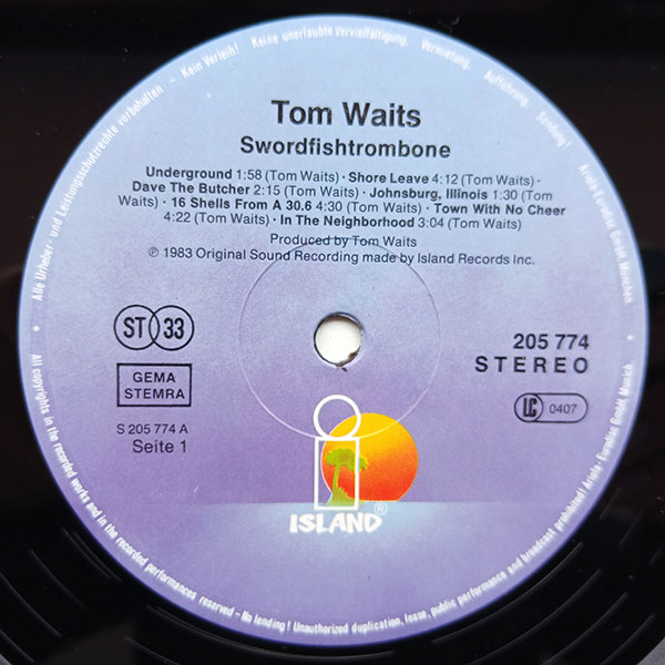 Tom Waits - Swordfishtrombones - Obrázek 4