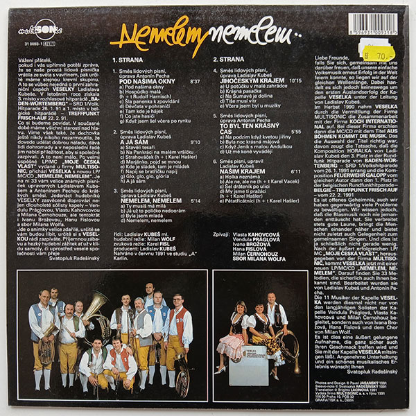 Veselka Ladislava Kubeše - Nemelem, nemelem - Obrázek 2