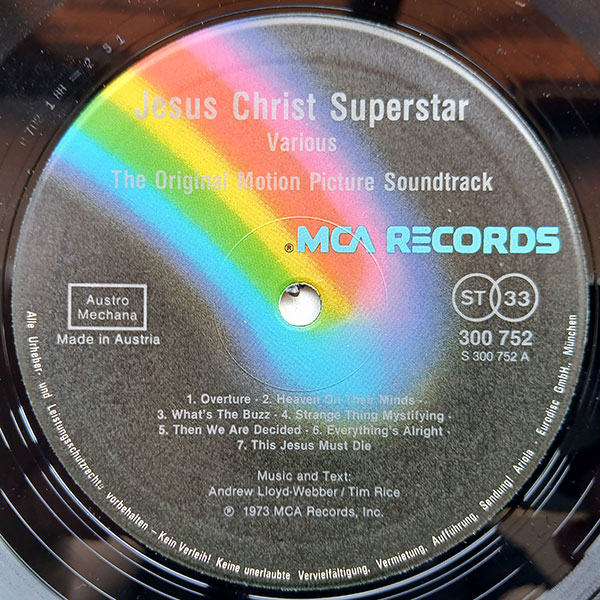 Various - Jesus Christ Superstar (The Original Motion Picture Sound Track Album) - Obrázek 4