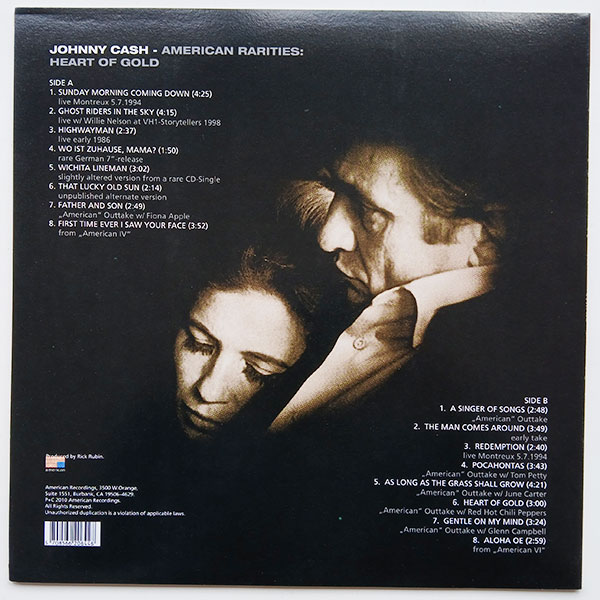 Johnny Cash - American Rarities: Heart Of Gold - Obrázek 2