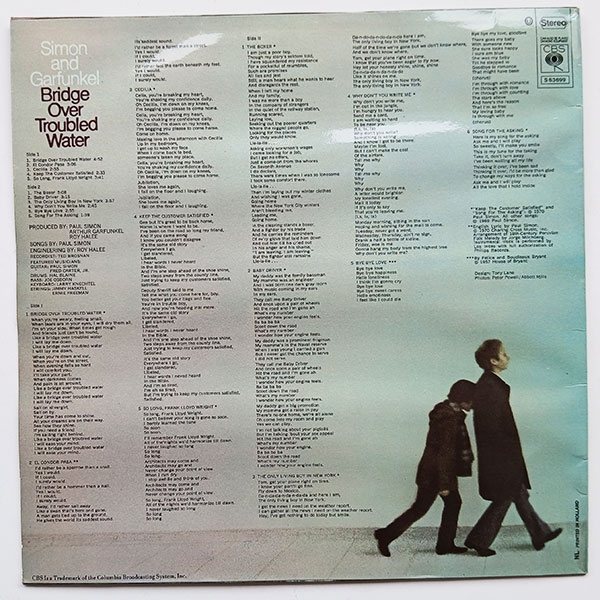 Simon And Garfunkel - Bridge Over Troubled Water - Obrázek 2