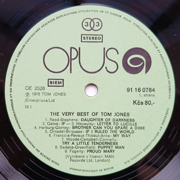 Tom Jones - The Very Best Of Tom Jones - Obrázek 3